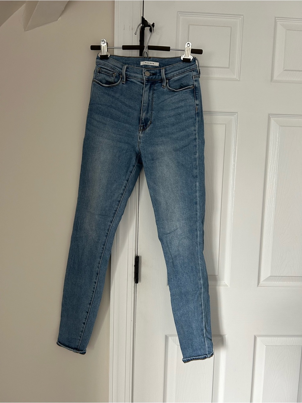 Pacsun Super High Rise Jeggings Size 25 Medium Wash